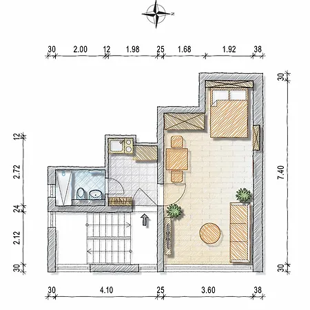 Bahnhof Und Buergerpark In Wenigen Minuten - Moebliertes Mit Toller Lage Appartement *